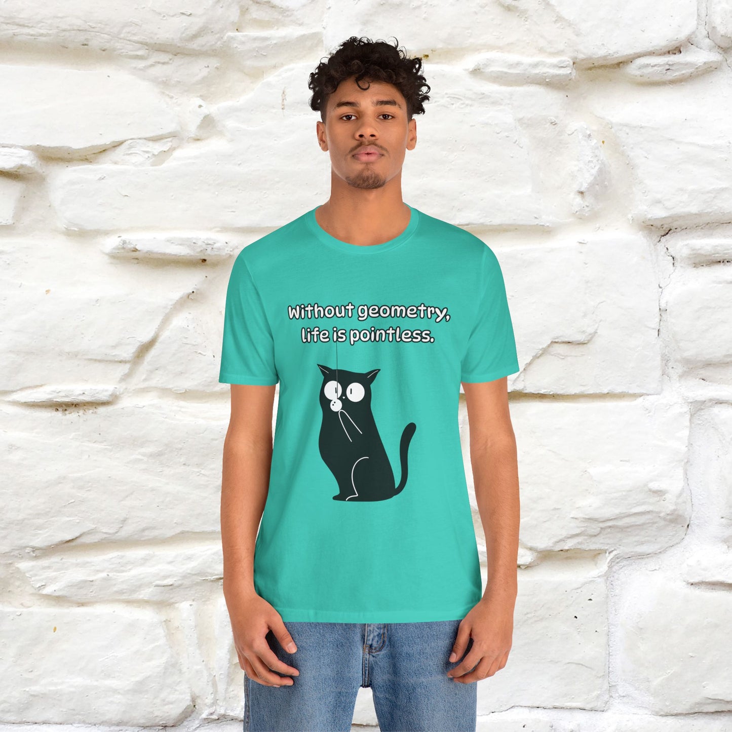 ''Without geometry, life is pointless.''| Funny T-Shirt | Nunu&Miao Studio