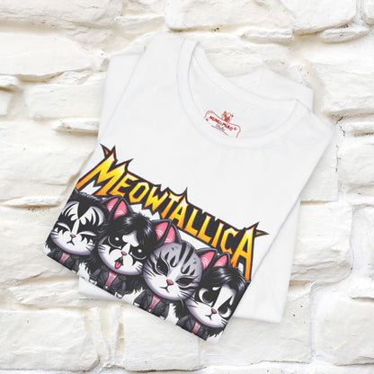 Meowtallica T-Shirt | Rock-Inspired Cat Tee for Men & Women | 100% Cotton*