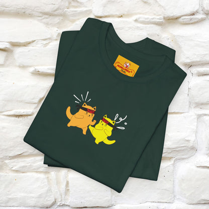 "You Have the Power to Protect Your Peace" Cat T-Shirt| Front & Back Design | Nunu&Miao Studio