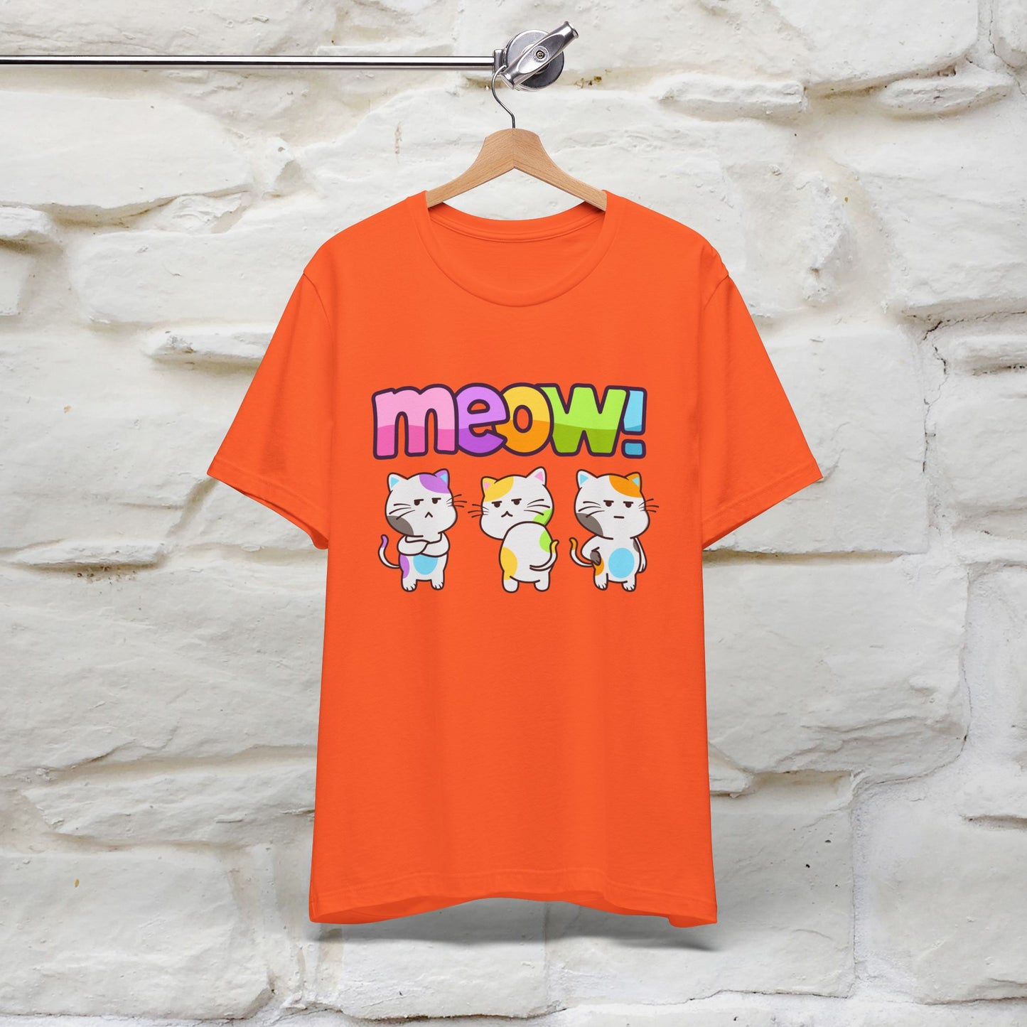 Meow! Funny Cat T-Shirt for Men & Women | 100% Cotton*