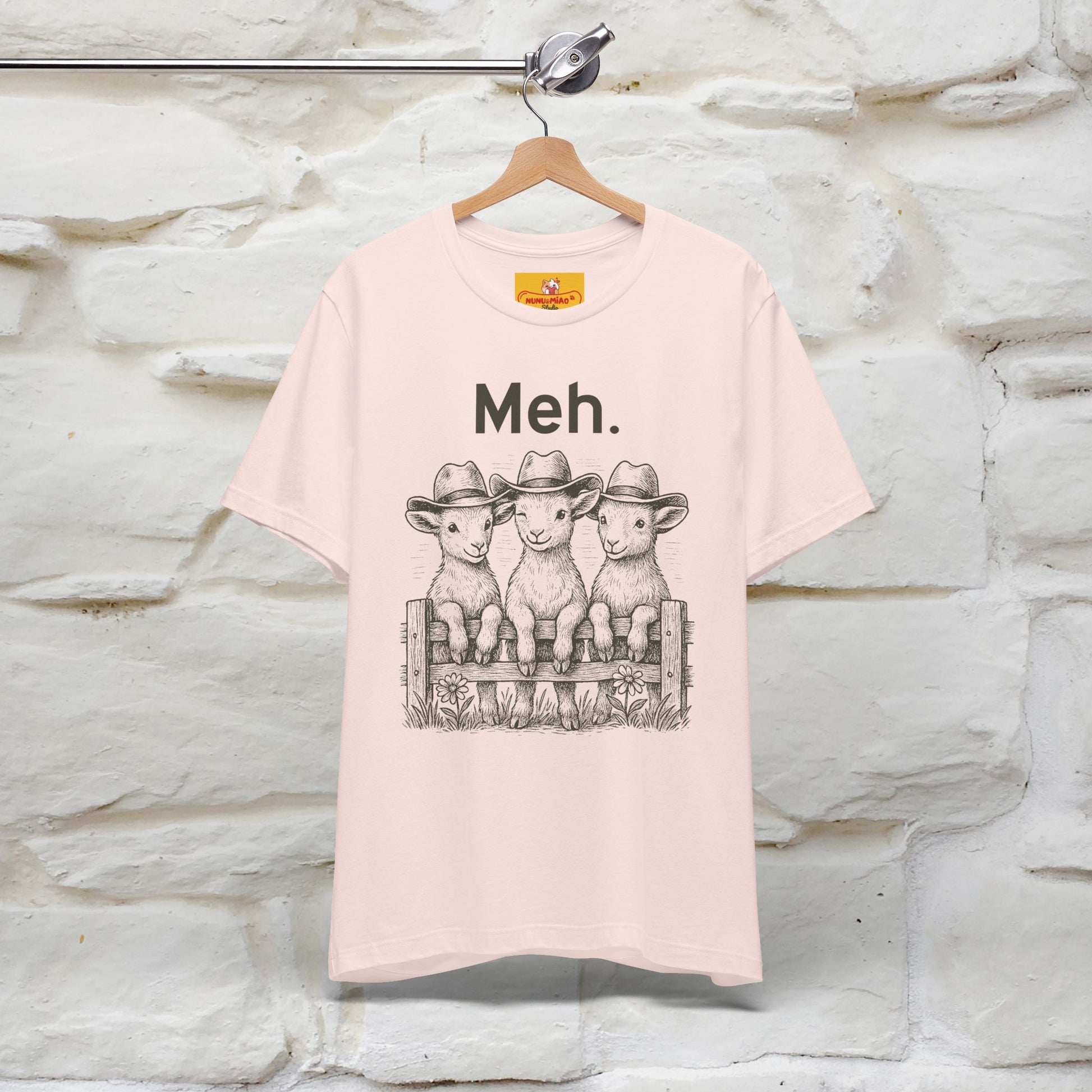 "Meh" Cute T-shirt |Nunu&Miao Studio - Nunu&Miao Studio