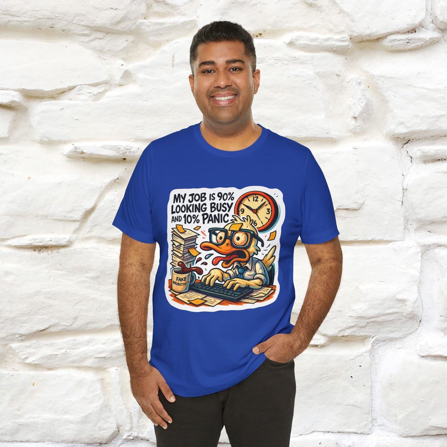 '' My Job is 90% Looking Busy ... |  Sarcastic T-Shirt | Nunu&Miao Studio