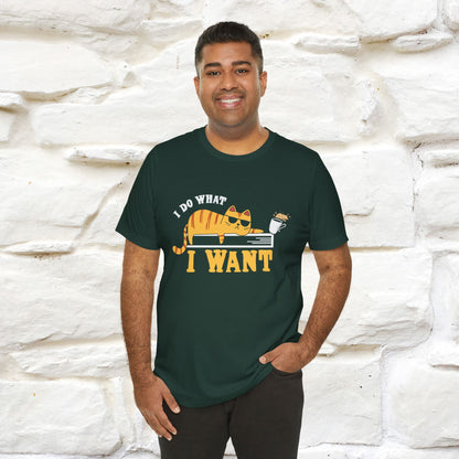 "I Do What I Want" Cat T-Shirt | Nunu & Miao Studio