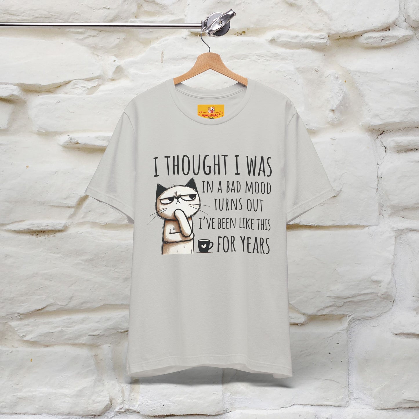 "I Thought I was In A Bad Mood.. " Cat  T-shirt |Nunu&Miao Studio