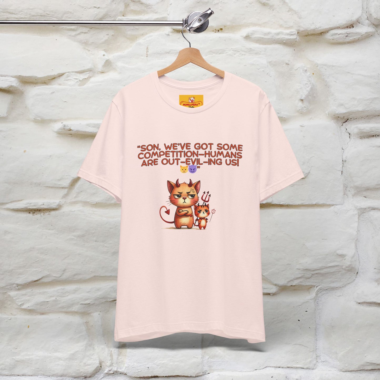"Humans Are Out-Evil-Ing Us." Cat  T-shirt |Nunu&Miao Studio