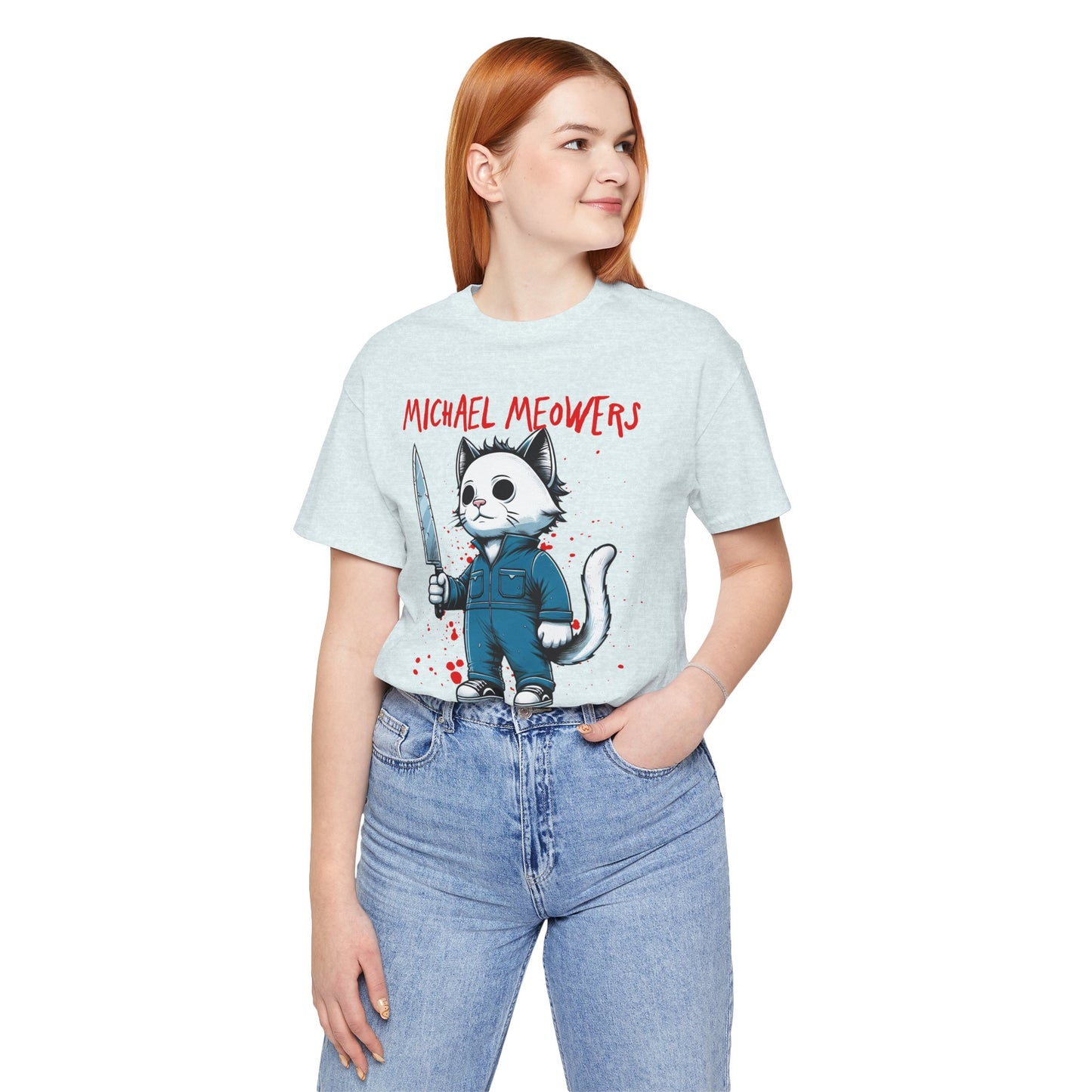 Michael Meowers T-Shirt | Playful Cat Parody Tee for Men & Women | 100% Cotton*