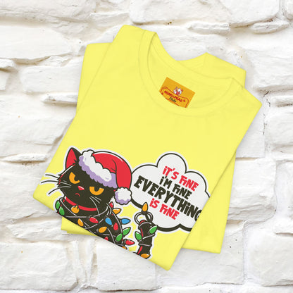 “Everything Is Fine..” | Cat T-Shirt | Nunu&Miao Studio