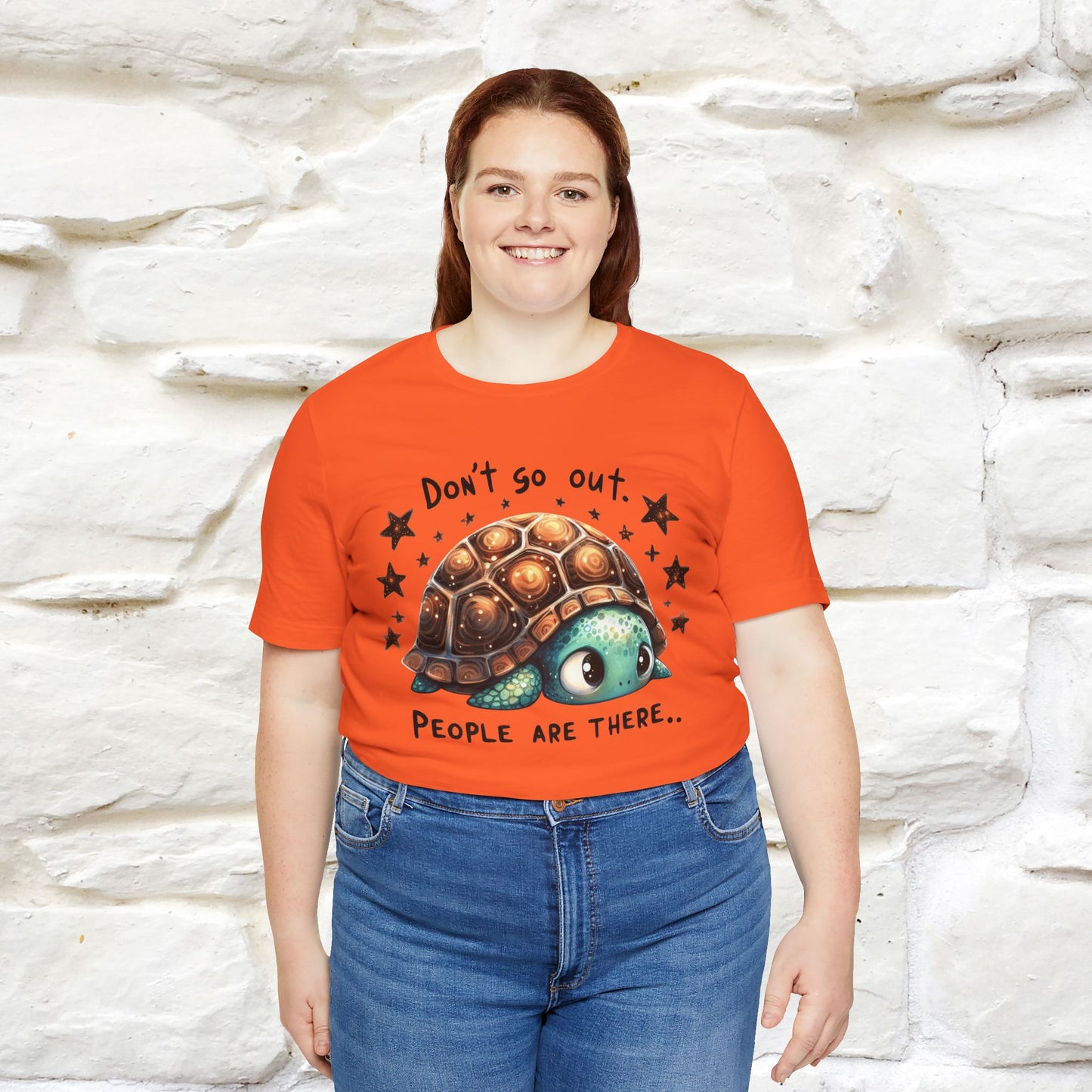 "Don't Go Out ..People Are There." |Funny T-Shirt | Nunu&Miao Studio