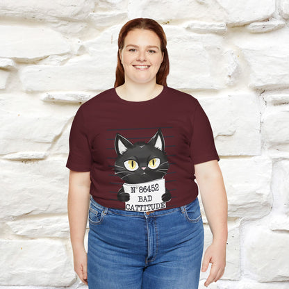 "Bad Cattitude" T-Shirt for Men & Women | 100% Cotton*