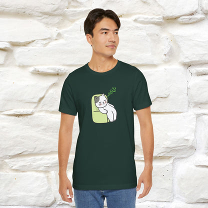 "Keep going… the couch isn’t going to nap on itself." Cat T-Shirt| Front & Back Design | Nunu&Miao Studio