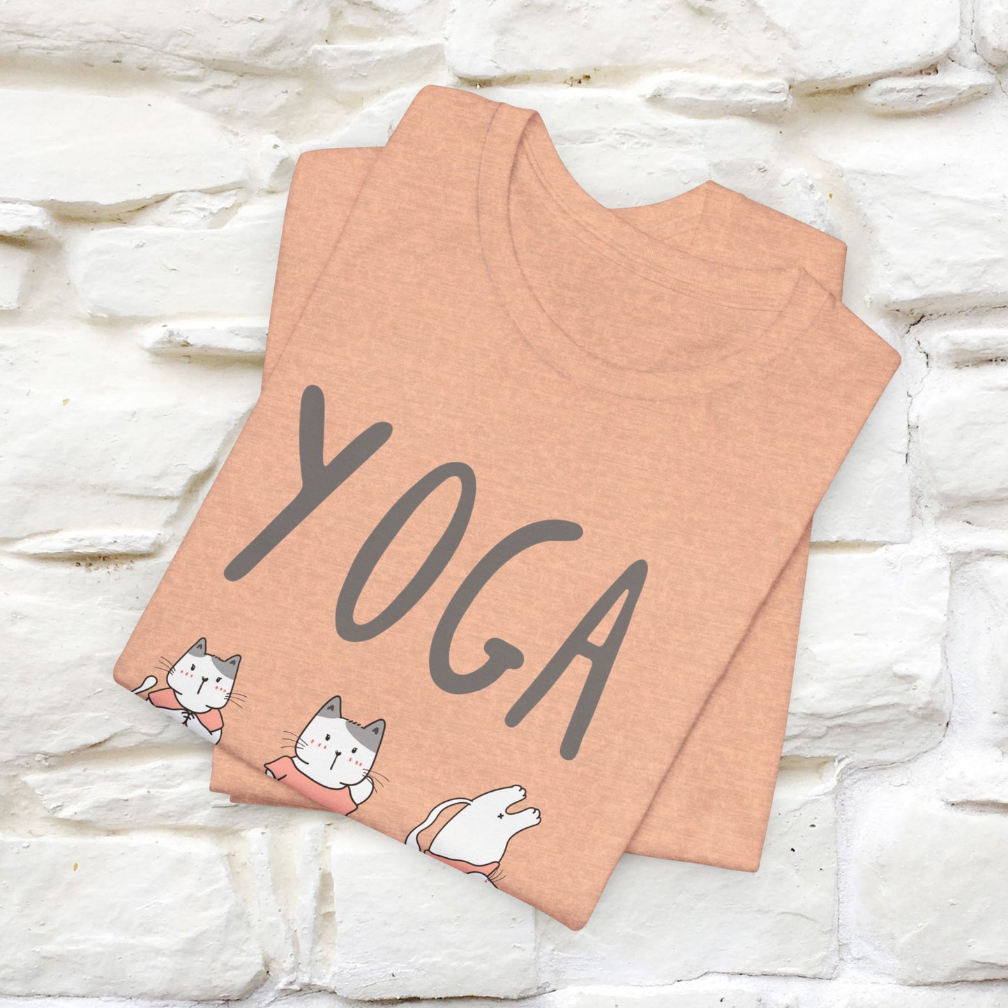 The Real Yoga Challenge Cat T-Shirt for Men & Women | 100% Cotton* Funny & Comfortable Tee