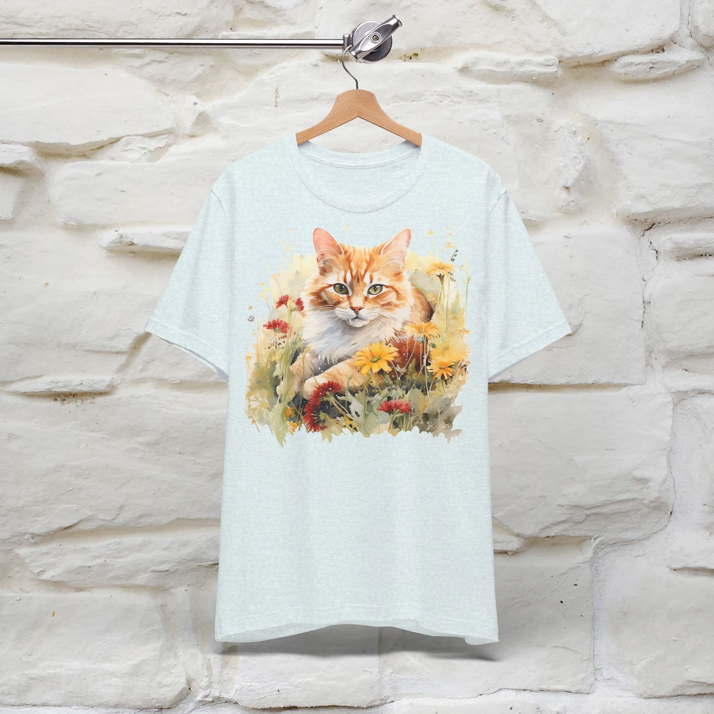 ''Elegance'' Cat T-shirt for Women 100% Cotton. - Nunu&Miao Studio