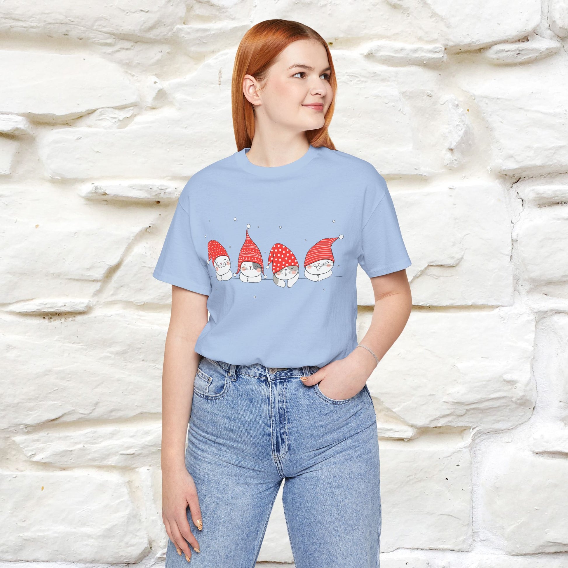 ''Christmas Cute'' |Cats T-shirt | Nunu&Miao Studio - Nunu&Miao Studio