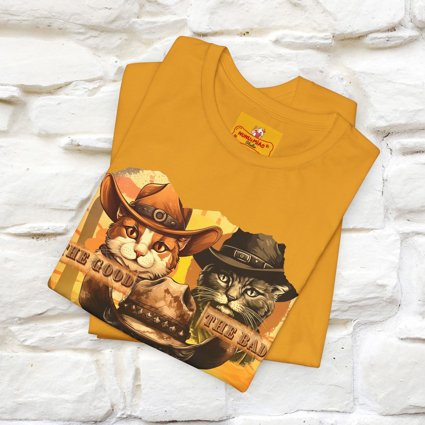 ''The Good, the Bad, and the Meow''| CatT-Shirt | Nunu&Miao Studio