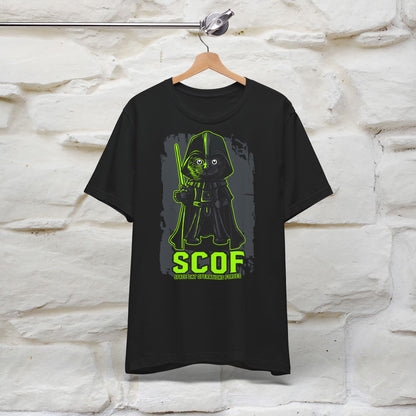 SCOF Space Cat Operation Forces T-Shirt | Galactic Cat Tee for Men & Women | 100% Cotton*