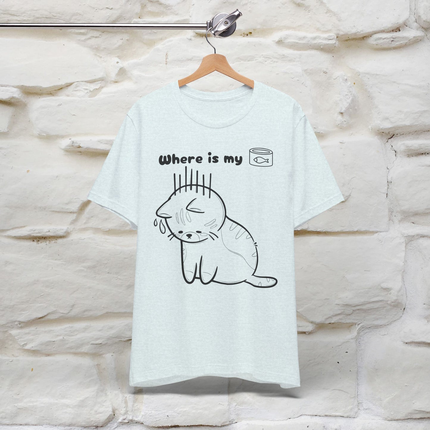 "Where Is My Tuna?" Funny Cat T-Shirt for Men & Women | 100% Cotton* 🐾