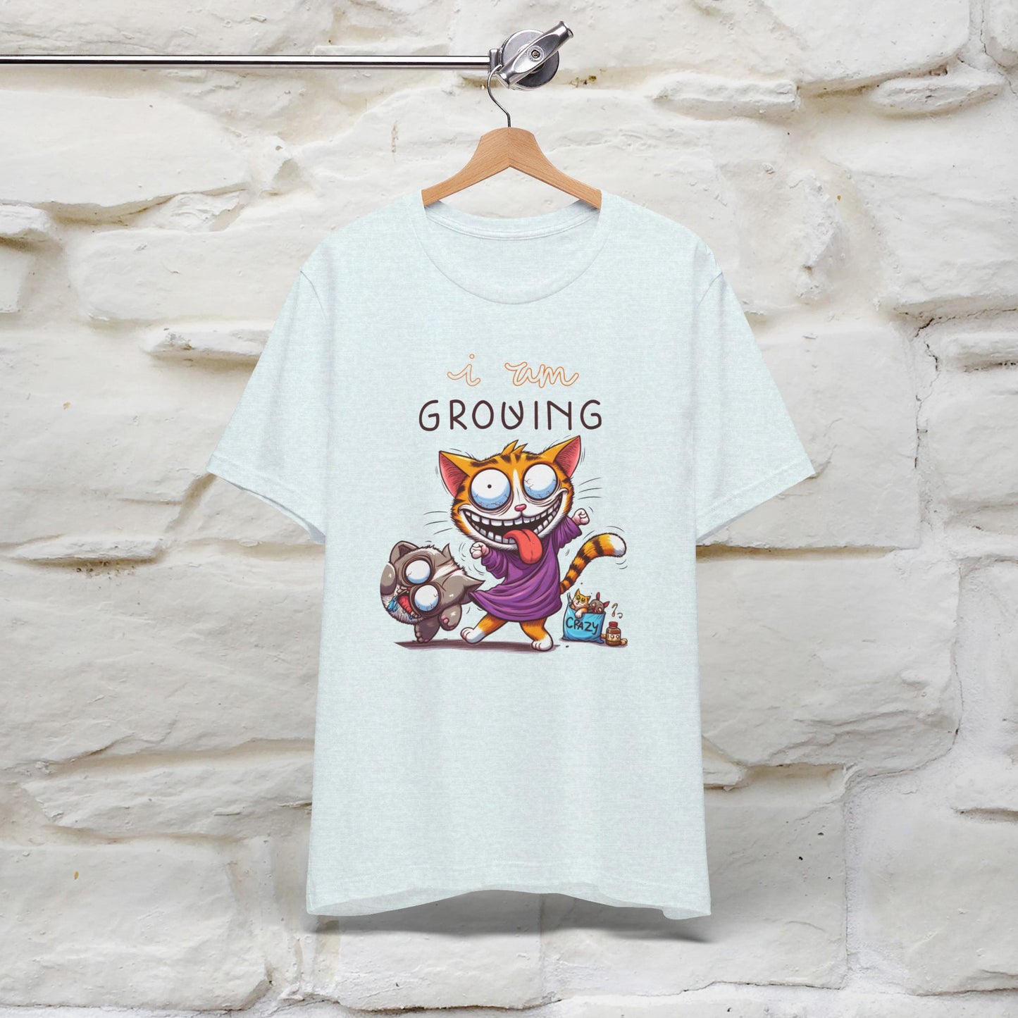 '' I Am Growing'' T-shirt for Man 100% Cotton* - Nunu&Miao Studio