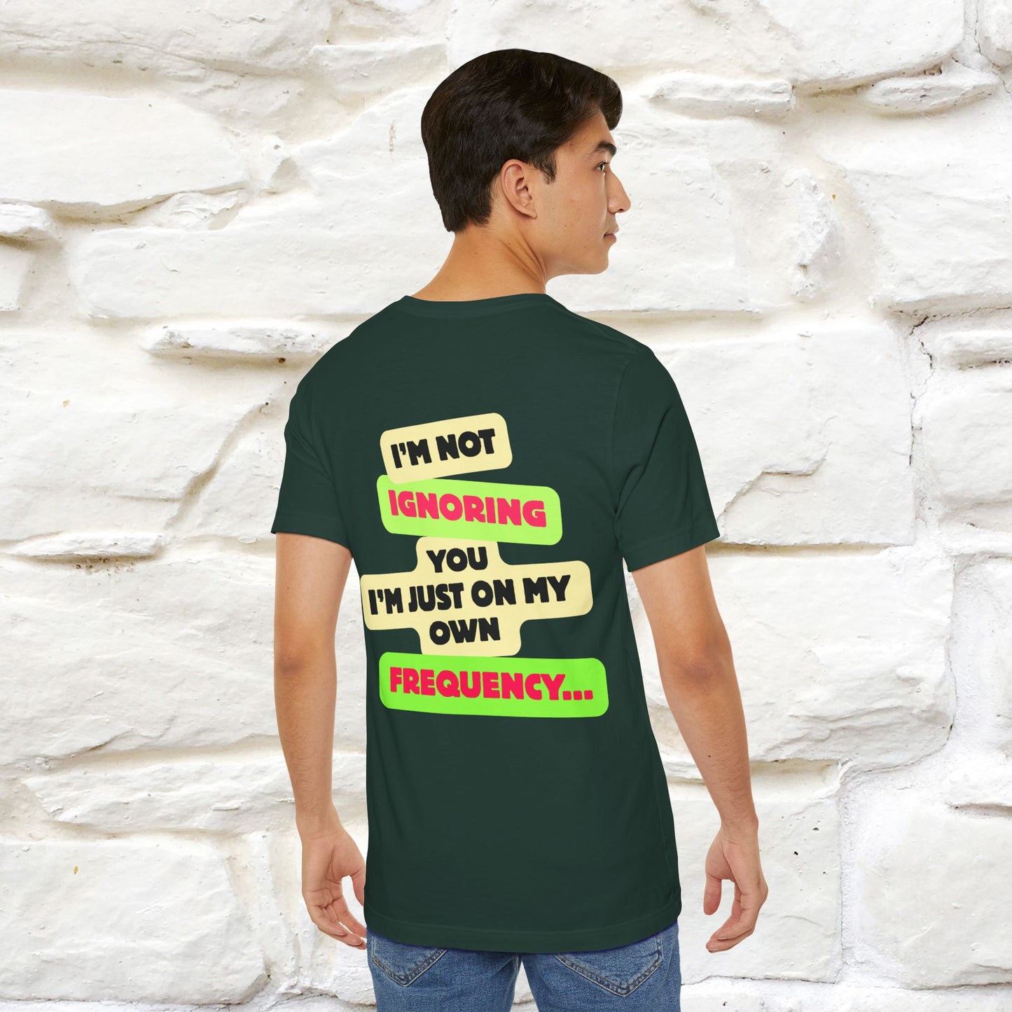 "I'm Not Ignoring You. I'm Just  .. " Cat T-Shirt | Front & Back Design | Nunu&Miao Studio