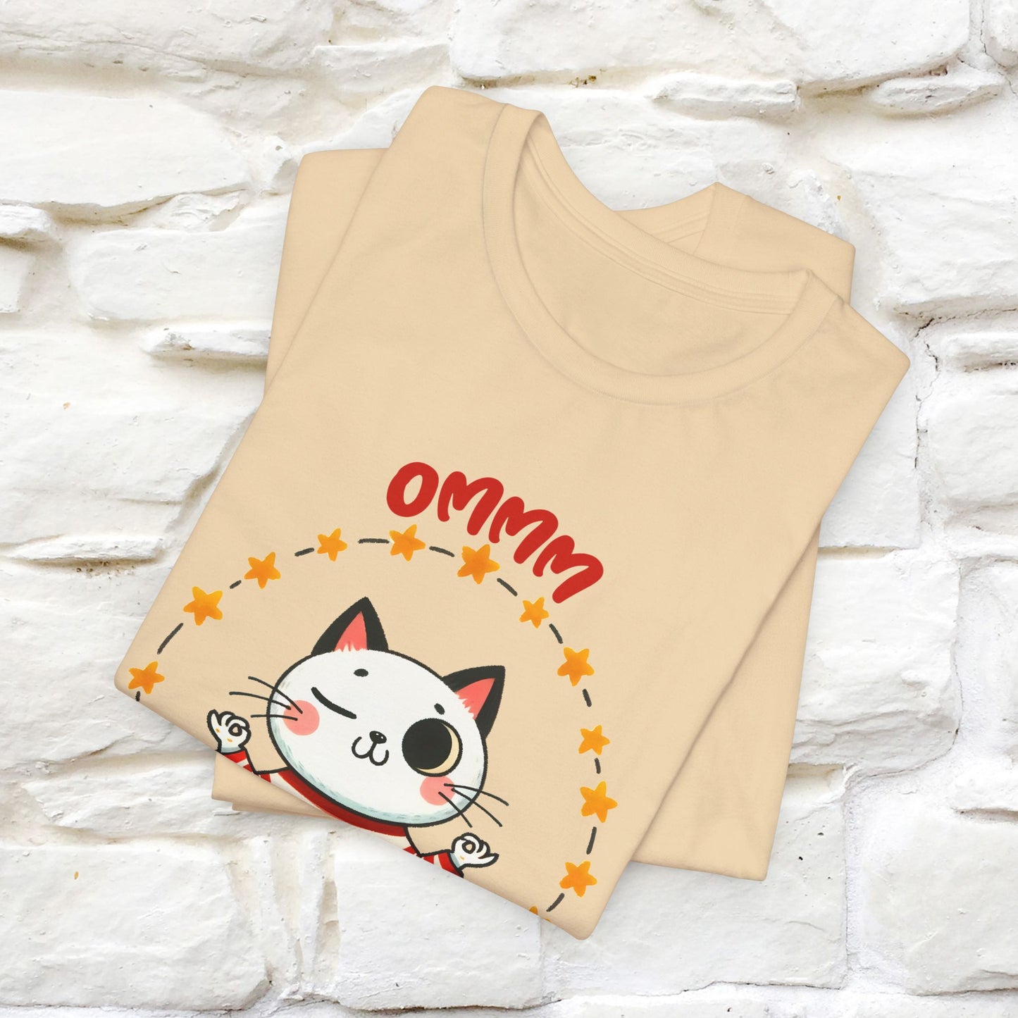 "Ommm Keep Calm" Cat T-Shirt for Men & Women | 100% Cotton* | Funny Tee 🐾