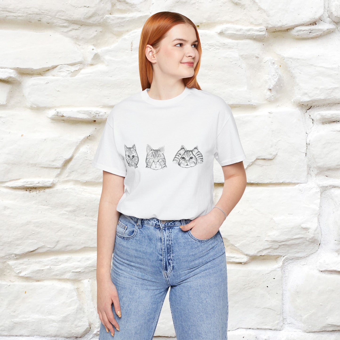 "Cute Cats" Funny Cat T-Shirt for Men & Women | 100% Cotton* - Nunu&Miao Studio