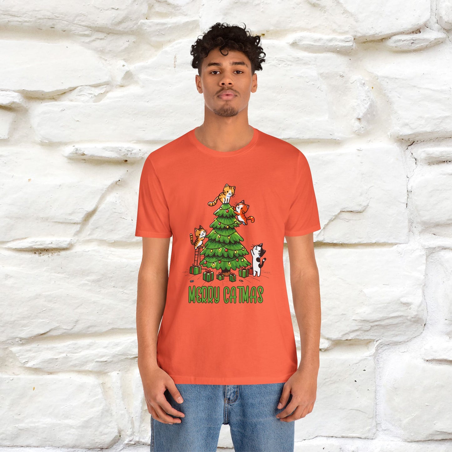 ''Merry Catmas'' | Cattitude Christmas Tee| Nunu&Miao Studio - Nunu&Miao Studio