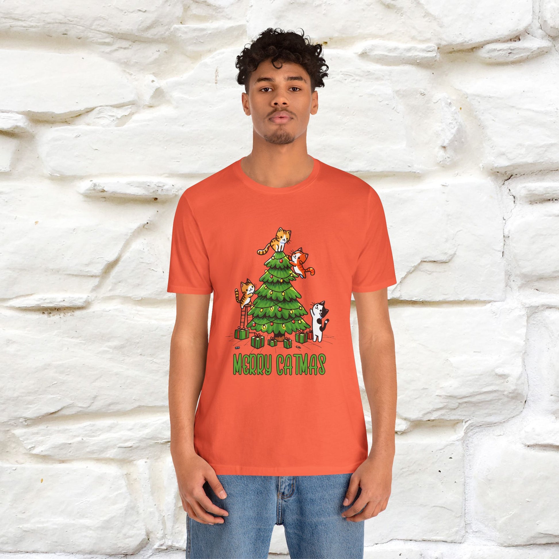 ''Merry Catmas'' | Cattitude Christmas Tee| Nunu&Miao Studio - Nunu&Miao Studio