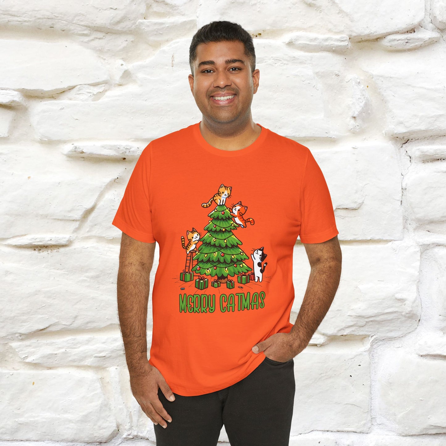 ''Merry Catmas'' | Cattitude Christmas Tee| Nunu&Miao Studio - Nunu&Miao Studio