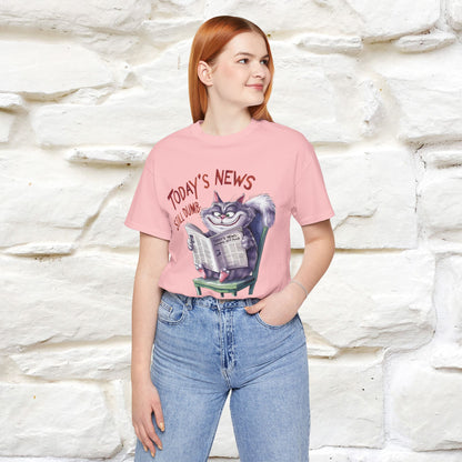 Today's News: Humans Still Dumb" Funny Cat T-Shirt for Men & Women | 100% Cotton* 🐾