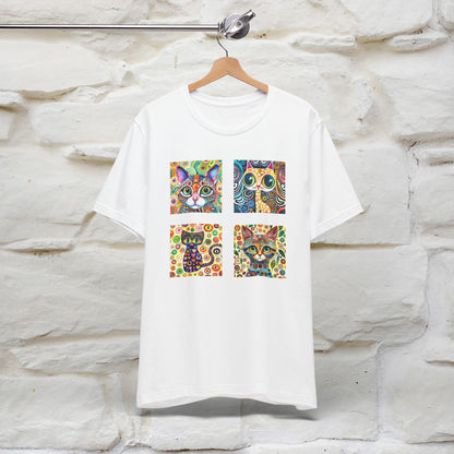 "Mosaic" Cat T-shirt for Men & Women | 100% Cotton* 🐾