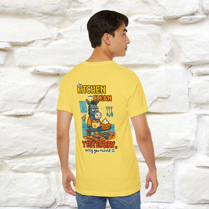 "The Kitchen Was Clean... " |Funny T-Shirt | Nunu&Miao Studio