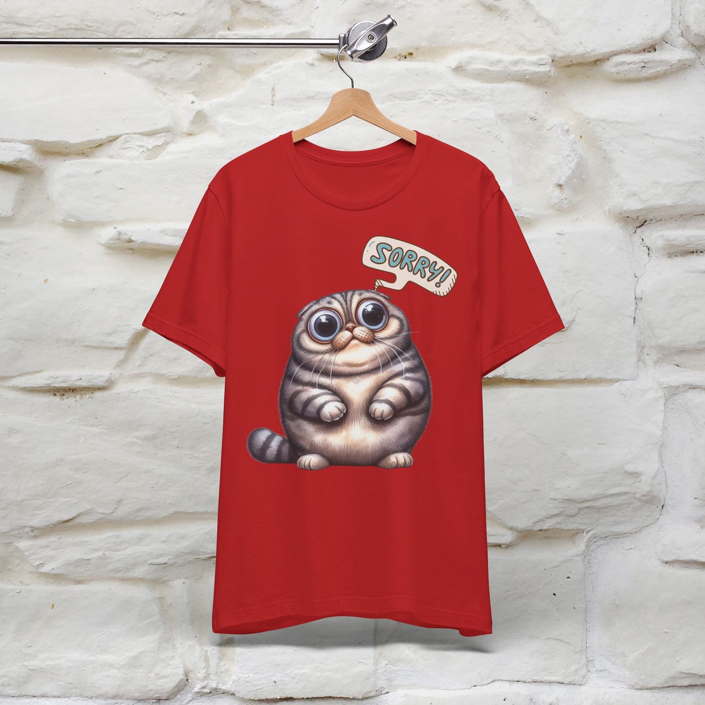 ''Sorry'' Cat T-shirt for Women 100% Cotton* - Nunu&Miao Studio