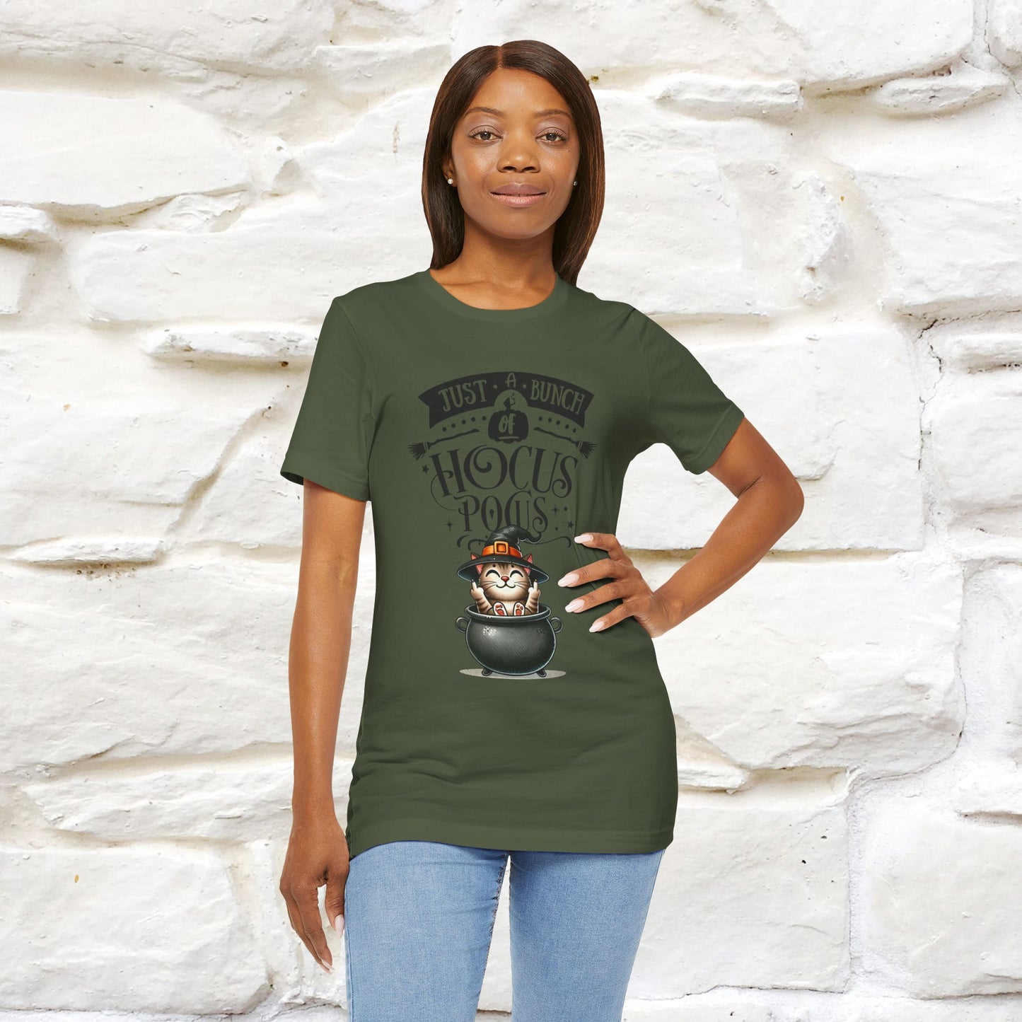 "Just A Bunch Of Hocus Pocus" Cat  T-shirt |Nunu&Miao Studio