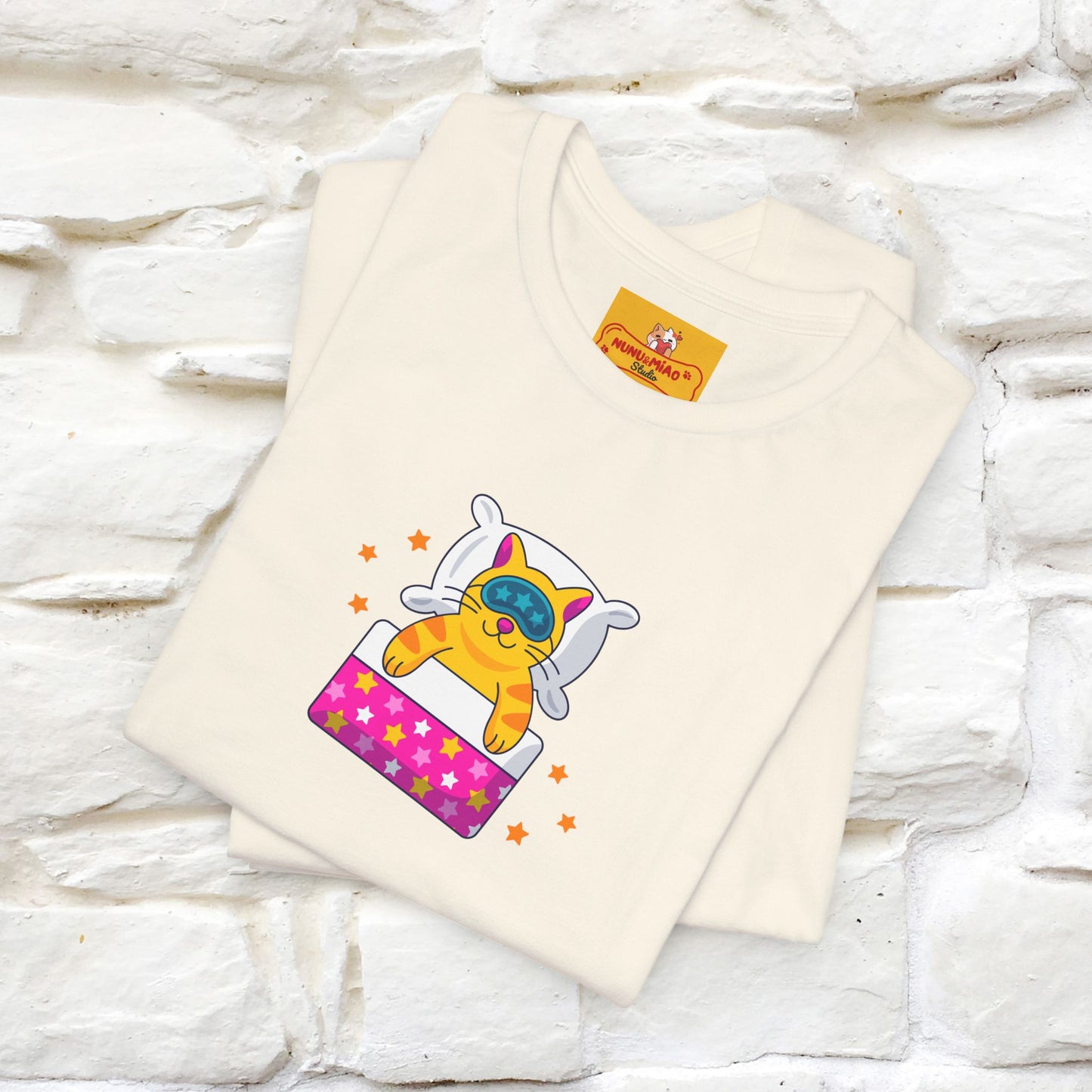 "I Am Sorry I Have Plans With My Bed" |  Cat T-Shirt | Front & Back Design | Nunu&Miao Studio