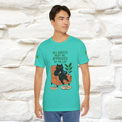 "All Guest Must Be Approved By The Cat - NO,MAYBE" Cat T-shirt |Nunu&Miao Studio