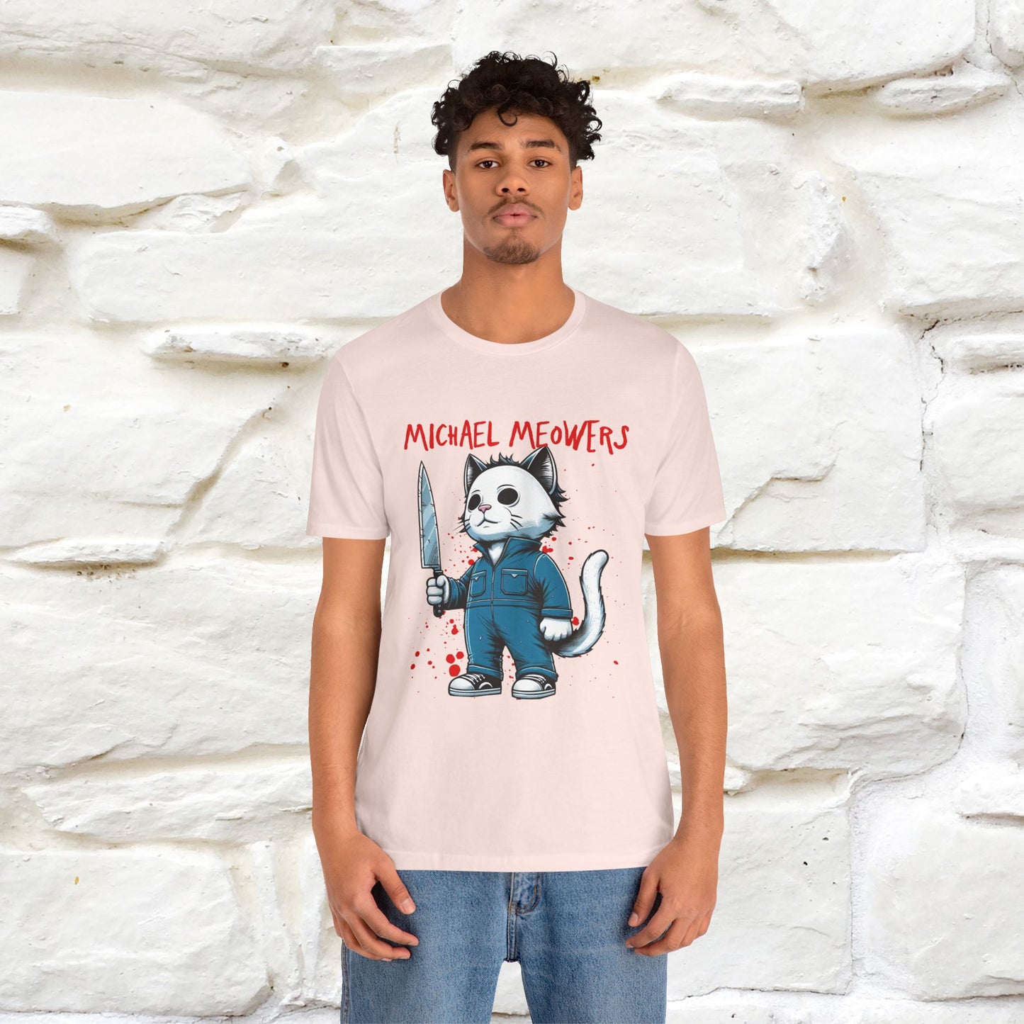 ''Michael Meowers'' Cat T-Shirt |  | Nunu&Miao Studio
