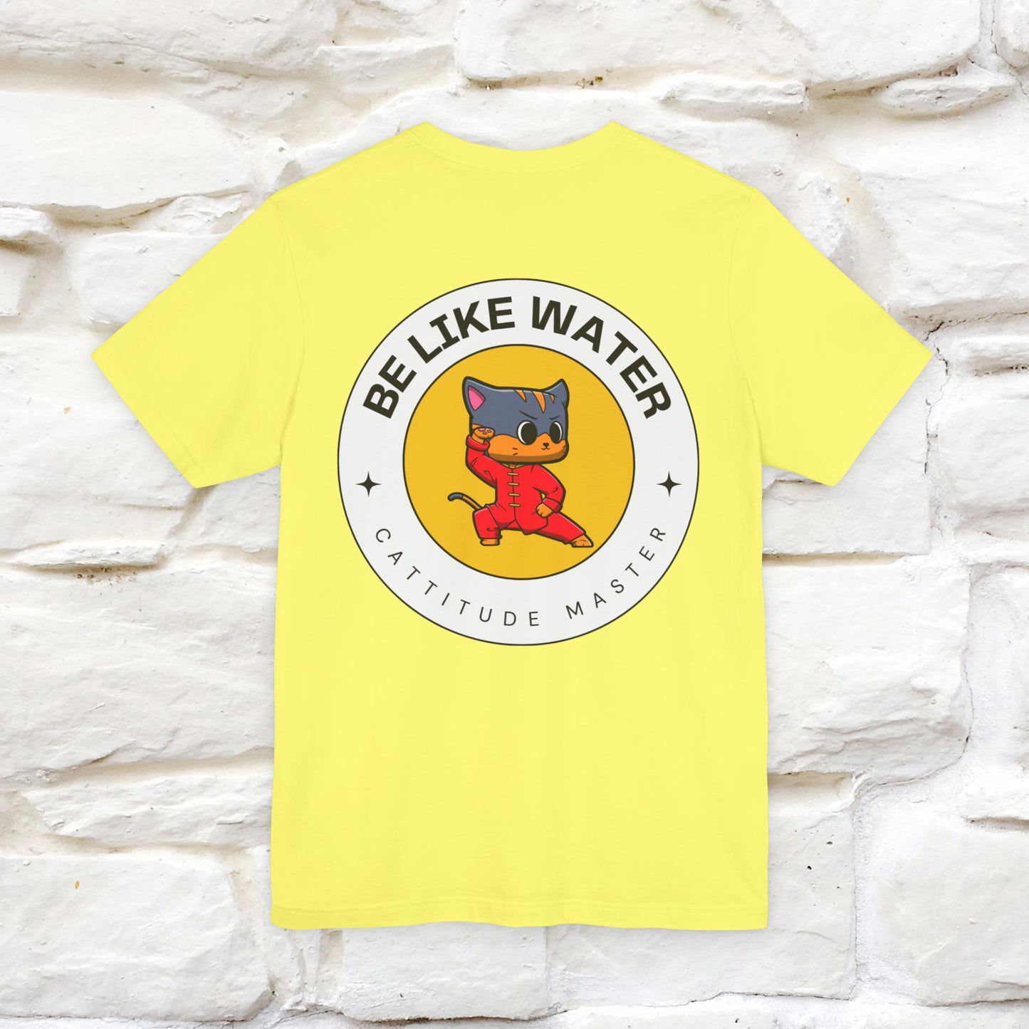 "Be Like Water: Cattitude Master | Cat T-Shirt |Nunu&Miao Studio