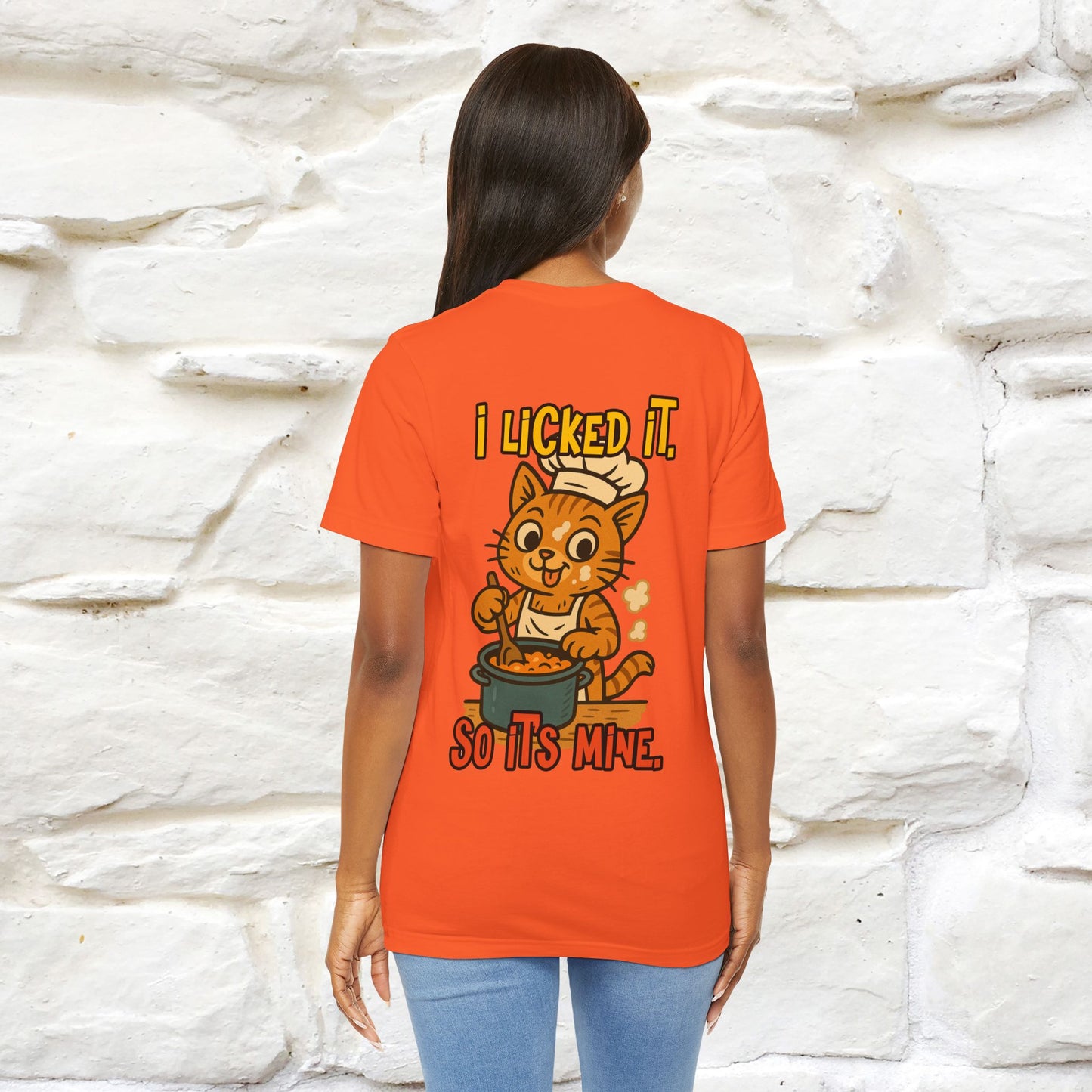 "I Licked It. It's Mine  " |Cat T-Shirt | Nunu&Miao Studio