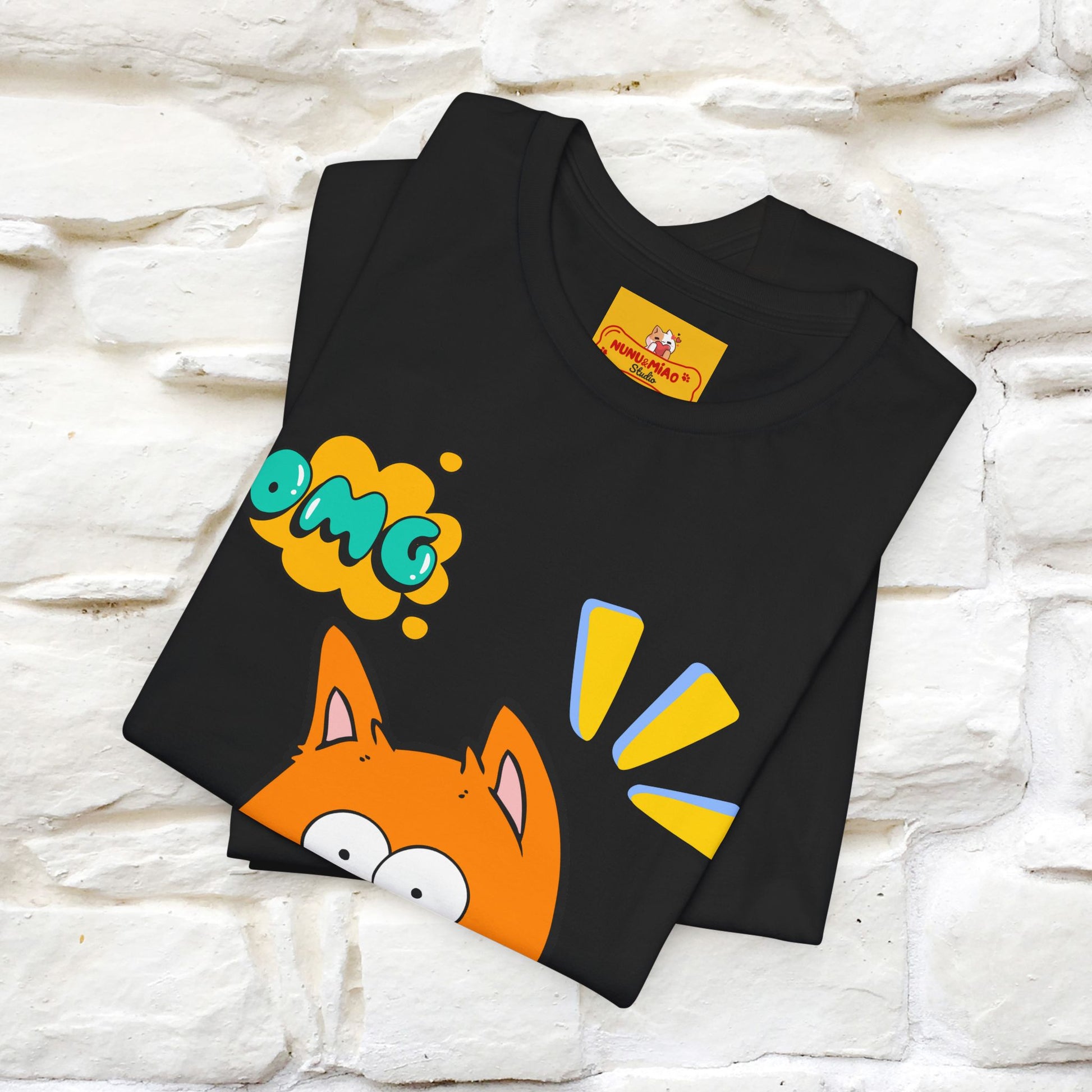 ''Oh My God'' Cat T-Shirt | Nunu&Miao Studio - Nunu&Miao Studio