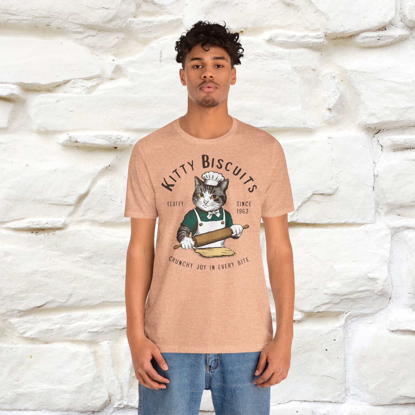 Kitty Biscuits Crunchy Joy T-Shirt | Cat Lover’s Delight for Men & Women | 100% Cotton*