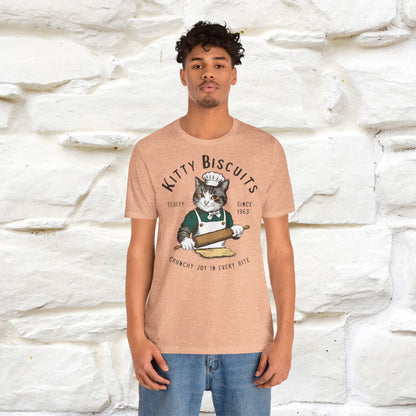 Kitty Biscuits Crunchy Joy T-Shirt | Cat Lover’s Delight for Men & Women | 100% Cotton*