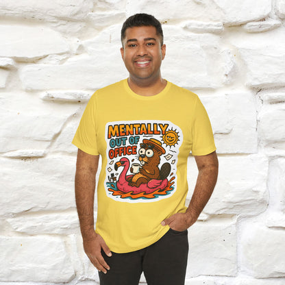 ''Mentally Out Of Office''|  Sarcastic Cat T-Shirt | Nunu&Miao Studio