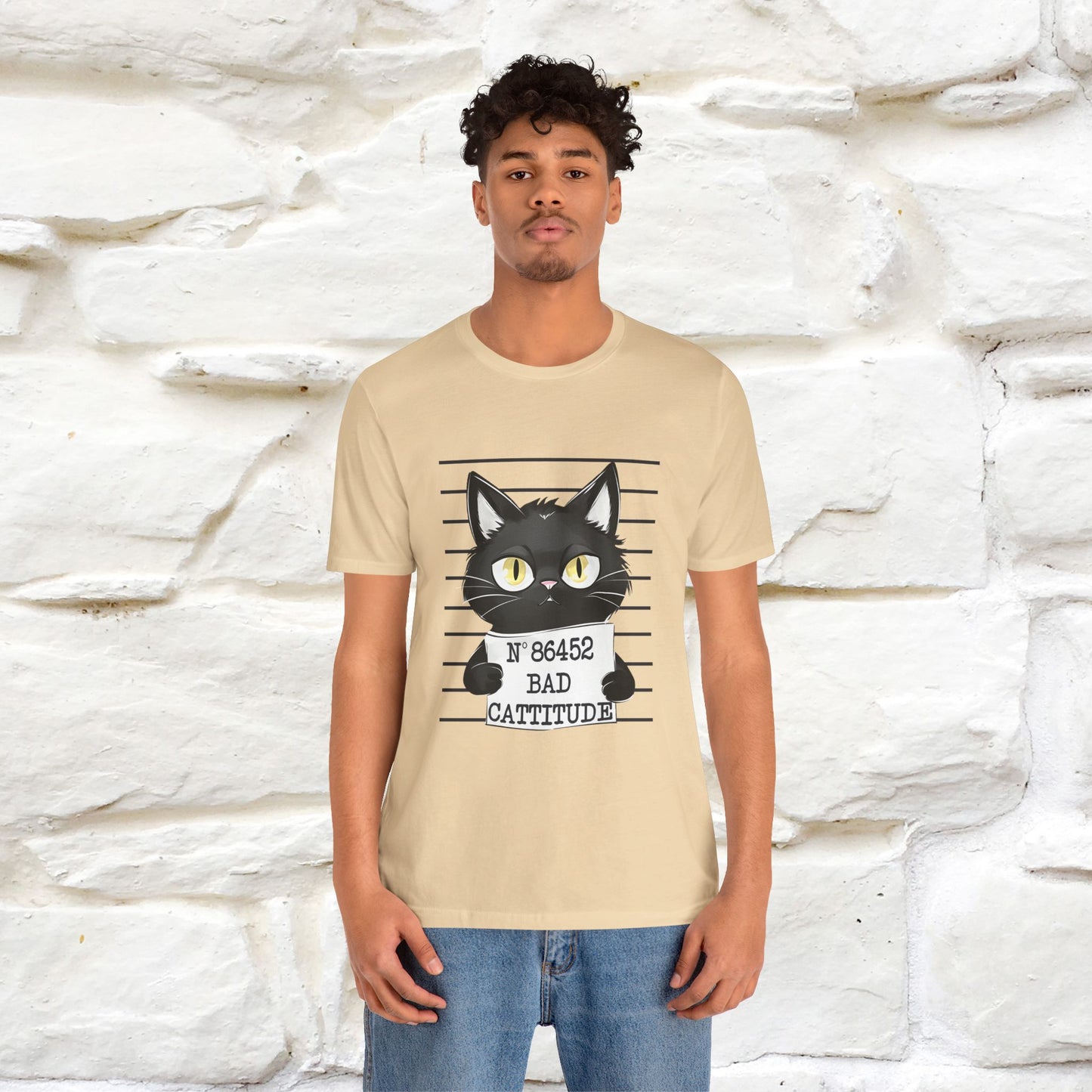 "Bad Cattitude" T-Shirt for Men & Women | 100% Cotton*