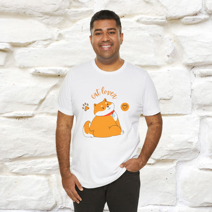 "Cat Lover" T-Shirt for Men & Women | 100% Cotton | Purrfect Gift for Cat Enthusiasts