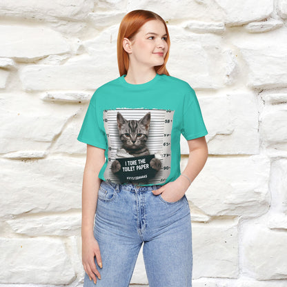 ''I Tore The Toilet Paper'' | Funny Cat T-Shirt | Nunu&Miao Studio