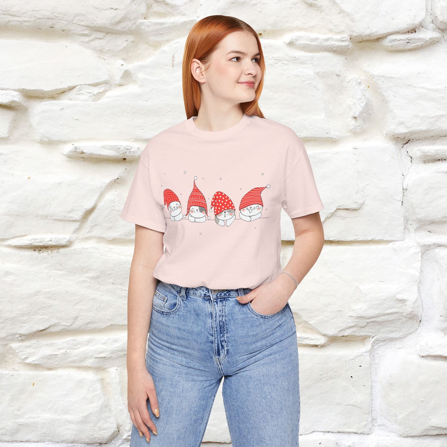 ''Christmas Cute'' |Cats T-shirt | Nunu&Miao Studio - Nunu&Miao Studio