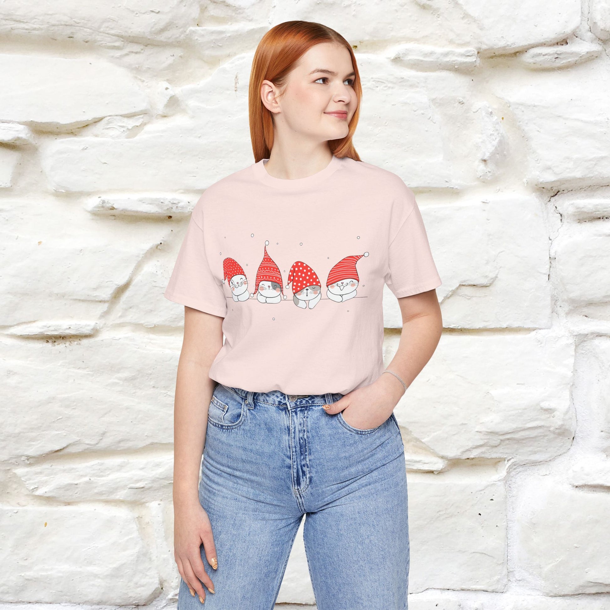 ''Christmas Cute'' |Cats T-shirt | Nunu&Miao Studio - Nunu&Miao Studio