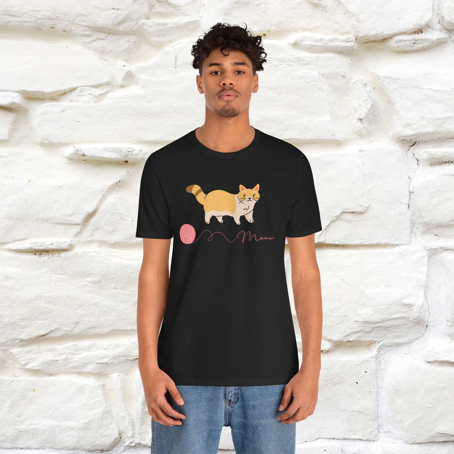 ''Meow''  Cat T-shirt for Men and Women  100% Cotton*