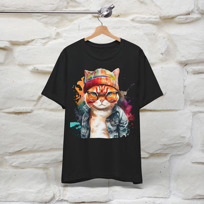 ''Don't Mess with Me Cat'' T-shirt for Man 100% Cotton. - Nunu&Miao Studio