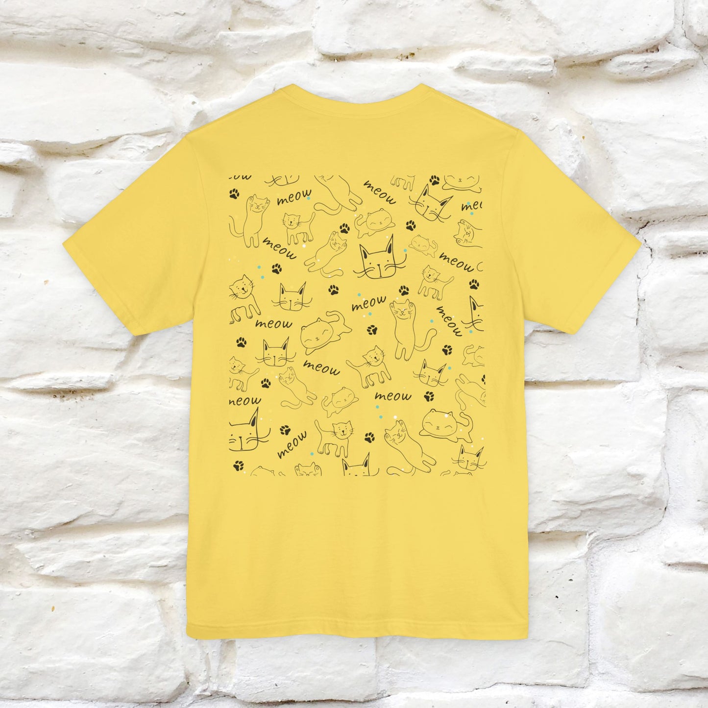 "Antidepressants" Cat T-Shirt | Front & Back Design | Nunu&Miao Studio