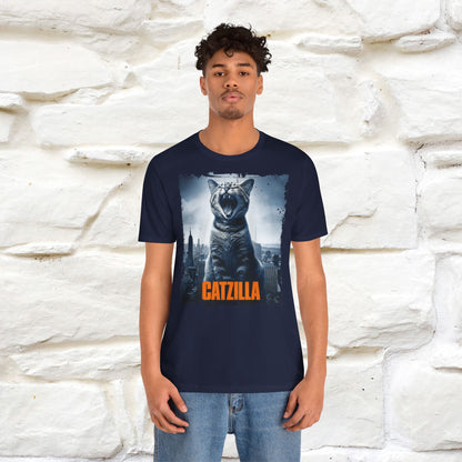 Catzilla T-Shirt | Fun Monster Cat Tee for Men & Women | 100% Cotton*